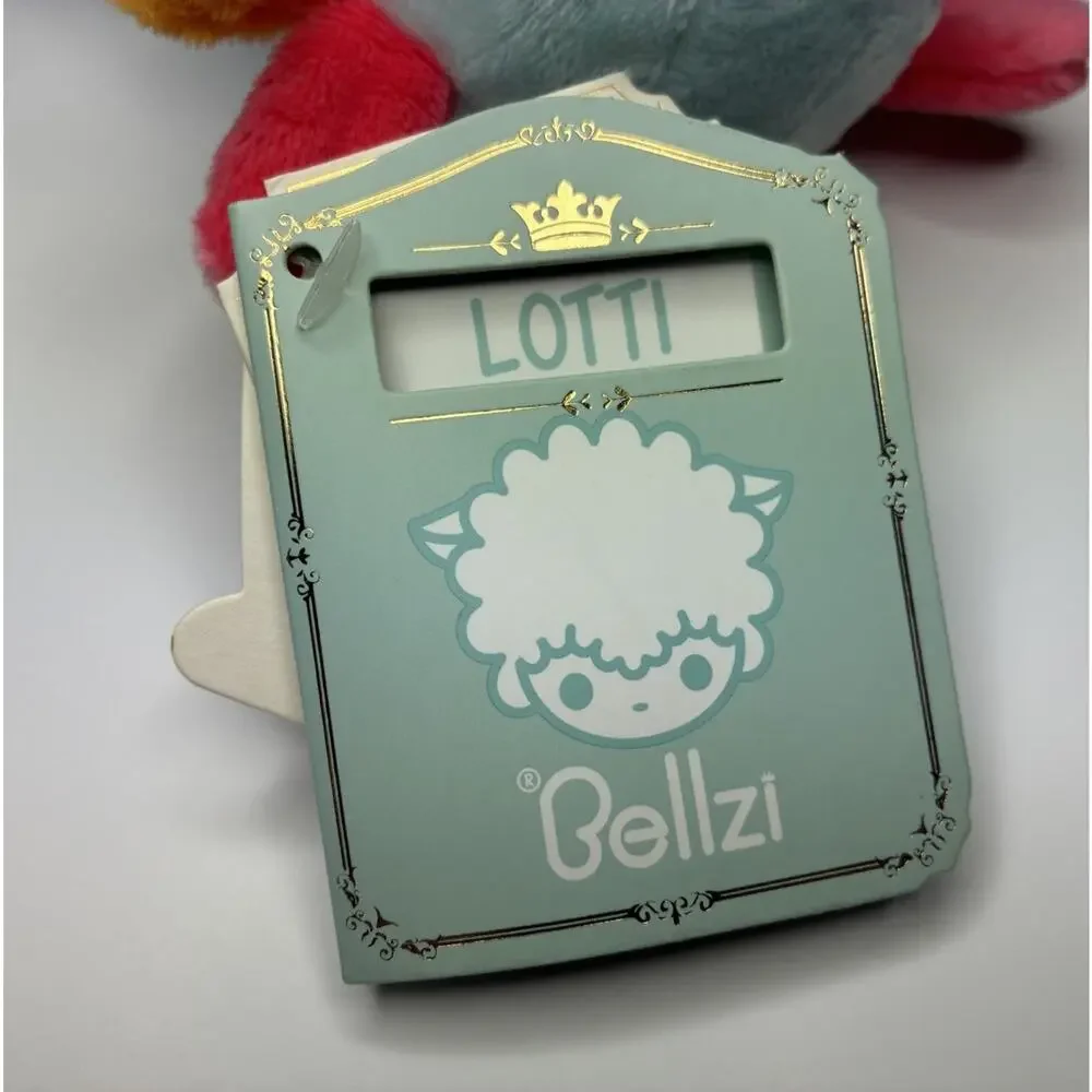 Bellzi Lotti Axolotl Plush Blue 6” Rainbow Pride Boxlunch Exclusive With Tags